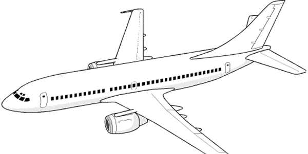 Раскраска Boeing 787 Войти в Мир Авиации
