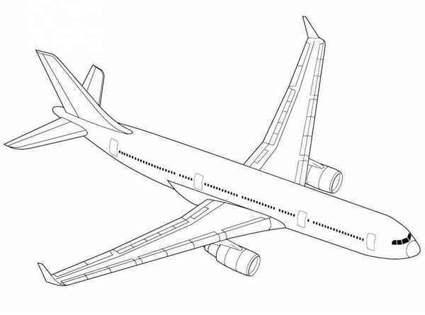 Раскраска Boeing 787 Войти в Мир Авиации