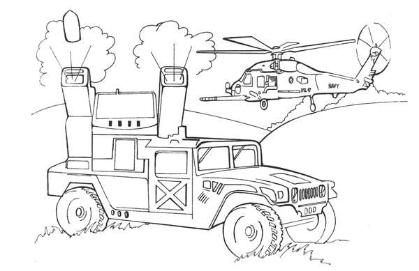 Раскраска БТР 80