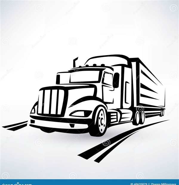 Грузовик Volvo VNL раскраски