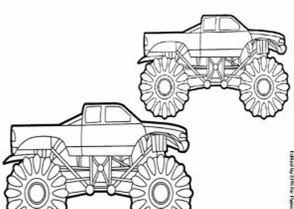 Bigfoot Monster Truck чертеж