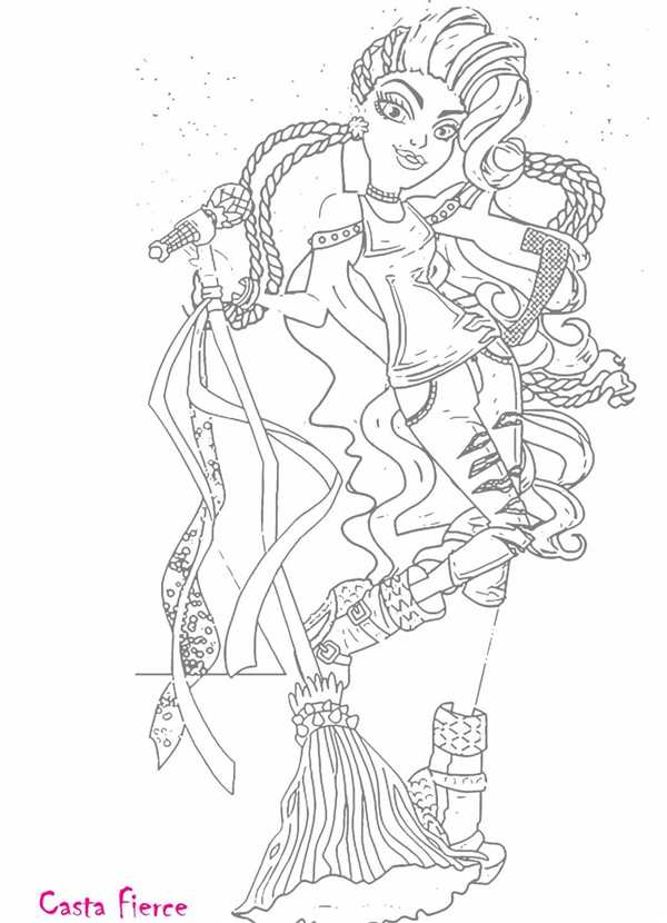 Monster High раскраска