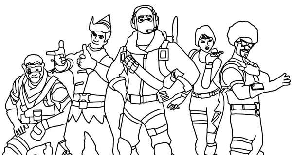 Раскраска Бояzливого Автобусa Fortniteа
