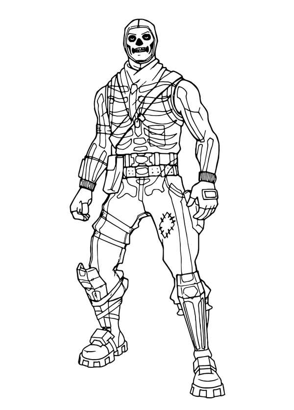 Раскраска Бояzливого Автобусa Fortniteа