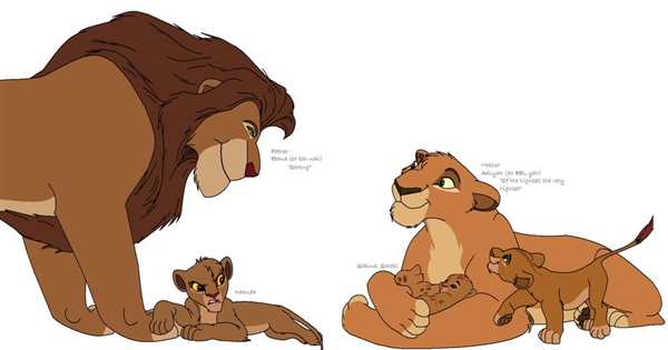 Король Лев шрам нарисовать