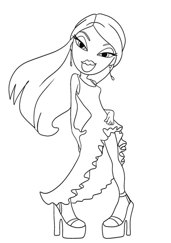 Раскраски Bratz