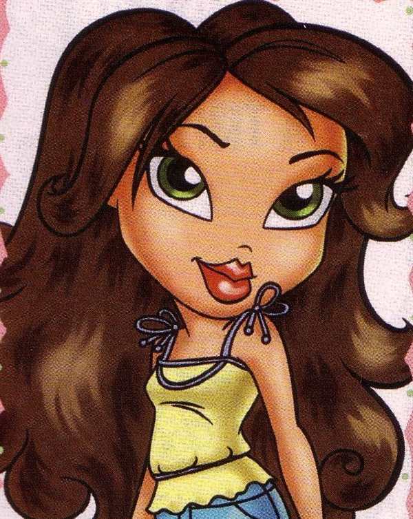Раскраска Bratz Мир Сплетен и Адвенчуры