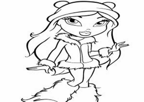 Куклы братц раскраска распечатать