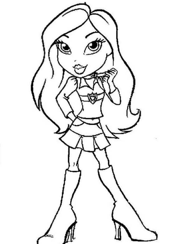Bratz куклы раскраски