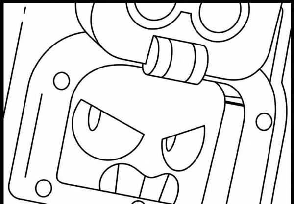 Картинки раскраски Brawl Stars