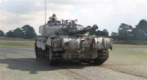 Раскраска Британский танк Challenger 2