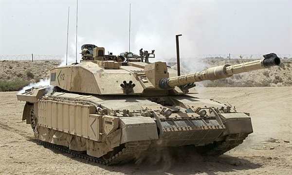 Раскраска Британский танк Challenger 2