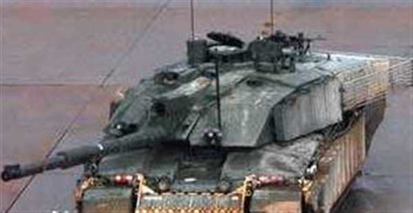 Раскраска Британский танк Challenger 2