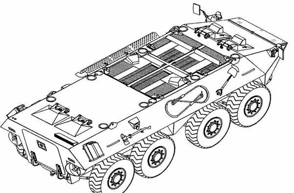 SD KFZ 251 раскраска
