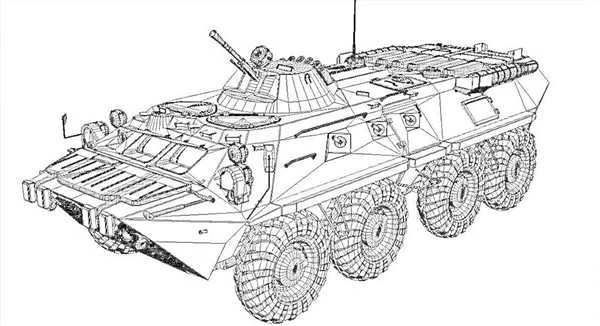 Раскраска. Боевая техника
