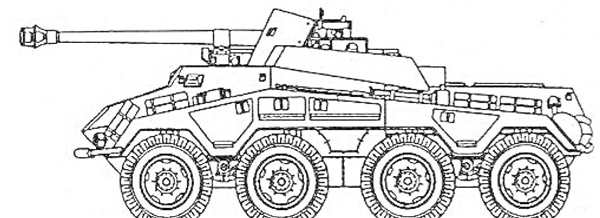 Бронеавтомобиль SD KFZ 233