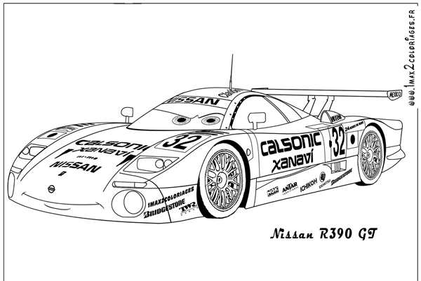 Раскраска Бугatti Veyron GTR Начни Рисовать