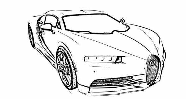 Раскраска Бугatti Vision Gran Turismo Ваши Руки Настройки Мечты