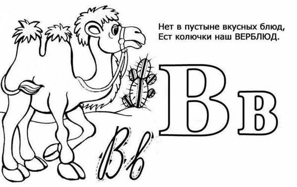 Буквы для раскрашивания