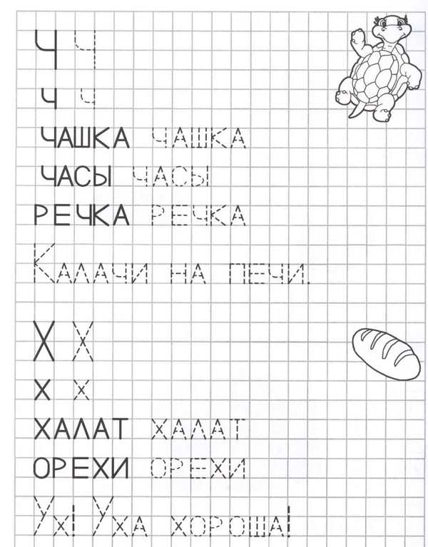 Пропись раскраска для дошкольников