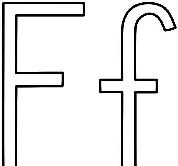 Раскраски английская f
