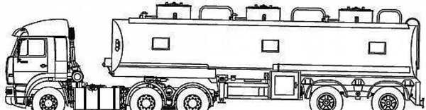 КАМАЗ 5410 С цистерной
