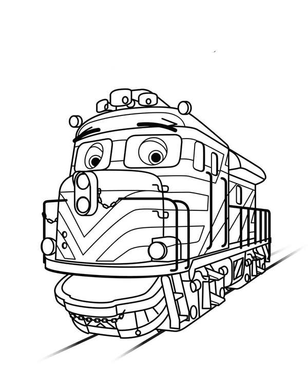 Chuggington Wilson Coloring