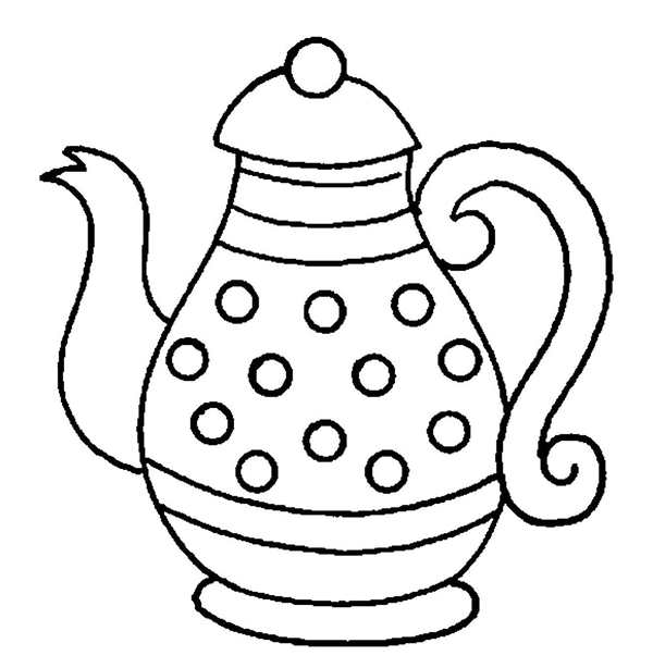 Чайник разукрашка