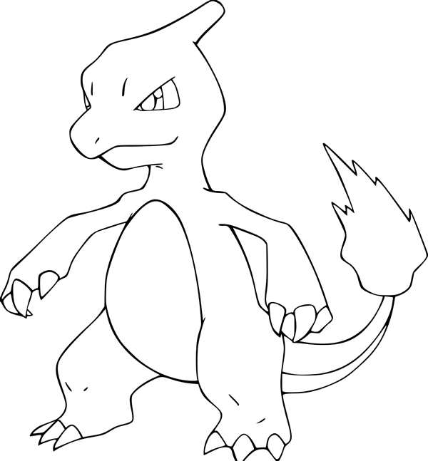 Pokemon Charizard раскраски