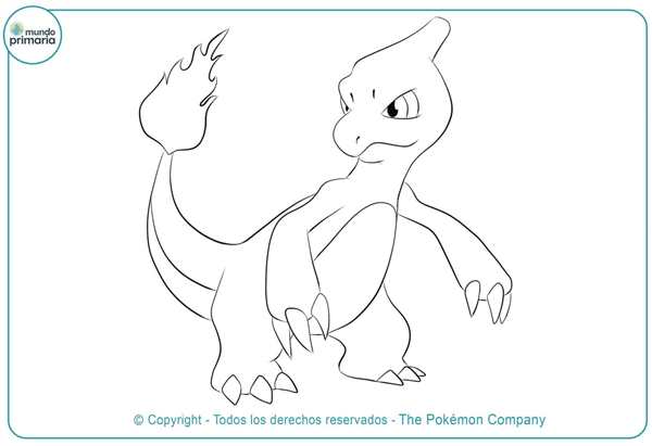 Pokemon Charizard раскраски