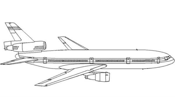 Раскраска АН 225 Мрия