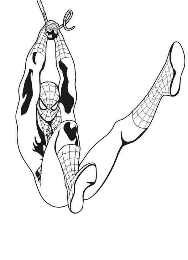 Раскраска Marvel Веном