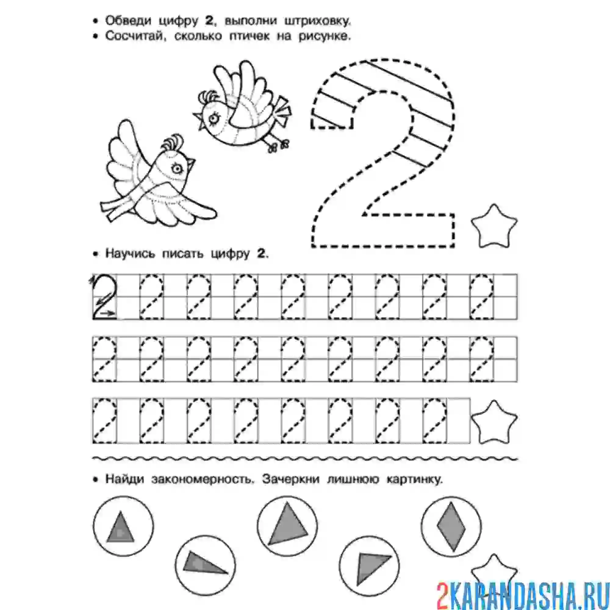 Число и цифра 7 прописи для дошкольников