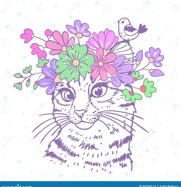 Раскраска. Котики