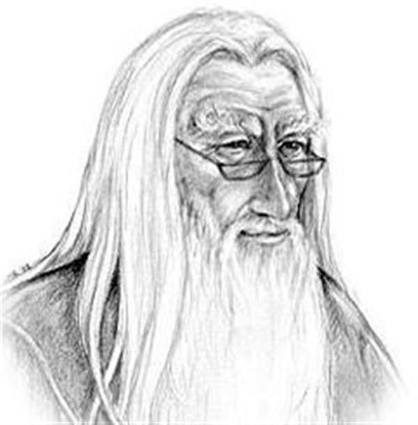 Альбус Дамблдор рисовать