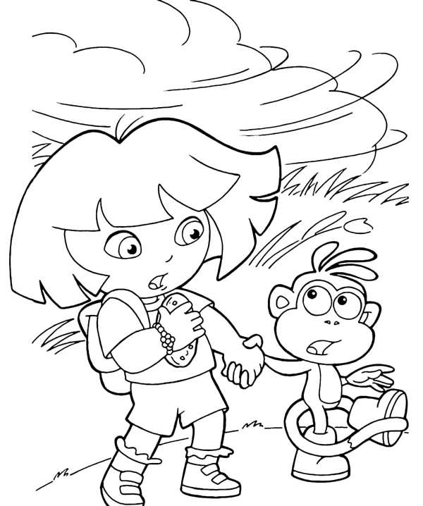 Dora the Explorer Coloring book