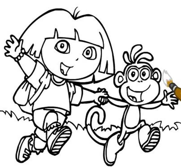 Dora the Explorer Coloring book