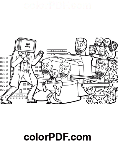 Раскраска туалет