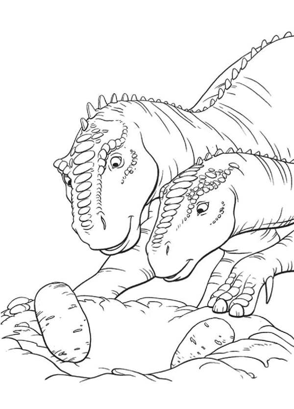 Раскраски динозавры Jurassic Park