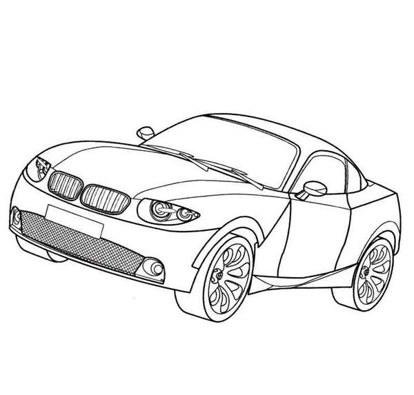 BMW m3 GTR чертеж
