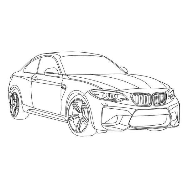 Раскраска для BMW Z4 Купе