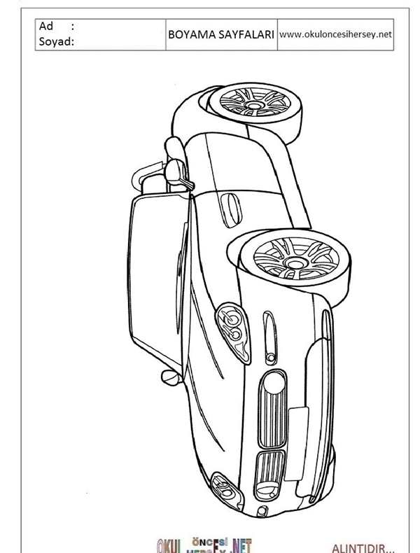 Раскраска BMW