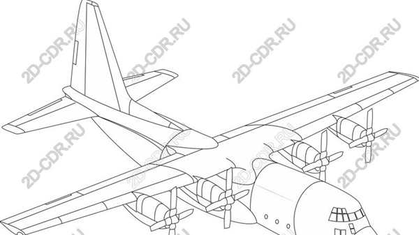 Fairchild Republic a-10 Thunderbolt II чертеж