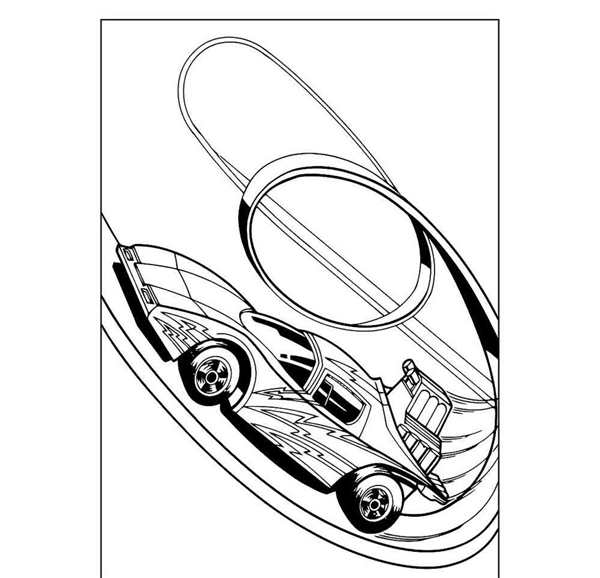 Раскраска hot Wheels монстр трак