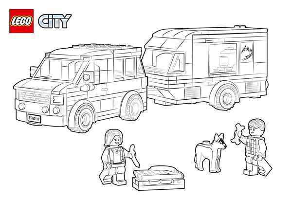 Раскраска LEGO City