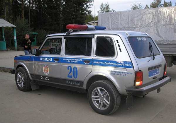 Niva 2121 спереди вектор
