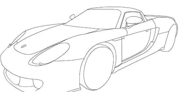 Раскраска Porsche 918 Spyder
