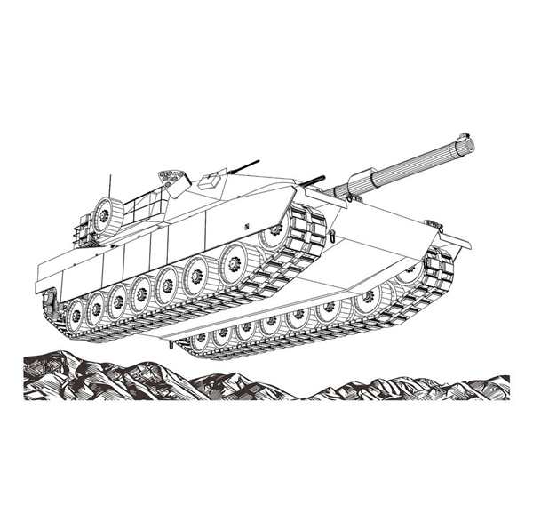 Танк леопард 2 чертежи
