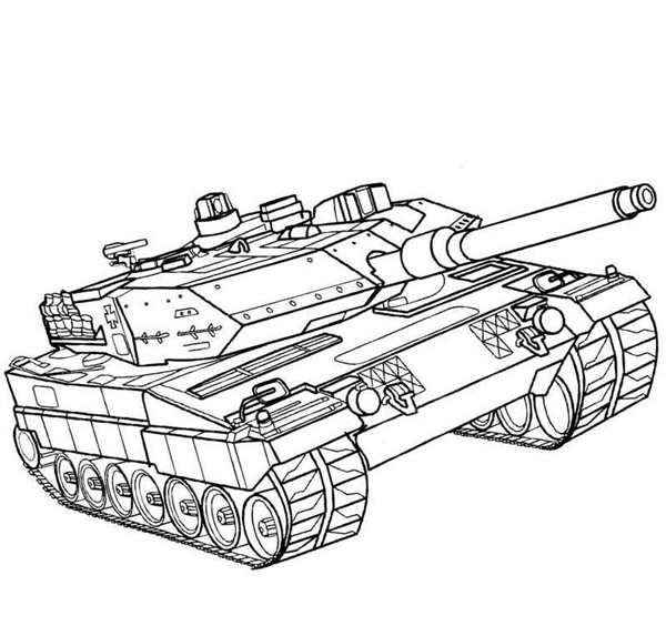Танк леопард 1 рисунок