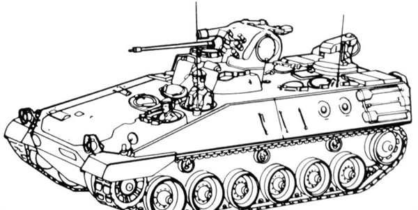 Раскраска для детского творчества Танк Leopard 2 A5